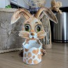 Déco Lapin Artisanal | Petit Vide-poches Peint à la Main