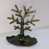 Arbre à Bijoux Artisanal Résiné - Effet Bronze et Or
