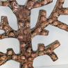 Arbre Porte-bijoux Artisanal en Argile et Résine - Finition Bronze