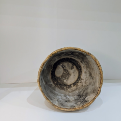 Cache-pot Artisanal Argile et Résine Étanche - Texture Écorce