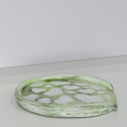 Repose-Cuillère Artisanal Noir & Or | Finition Résine Brillante.