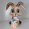 Déco Lapin Artisanal | Petit Vide-poches Peint à la Main
