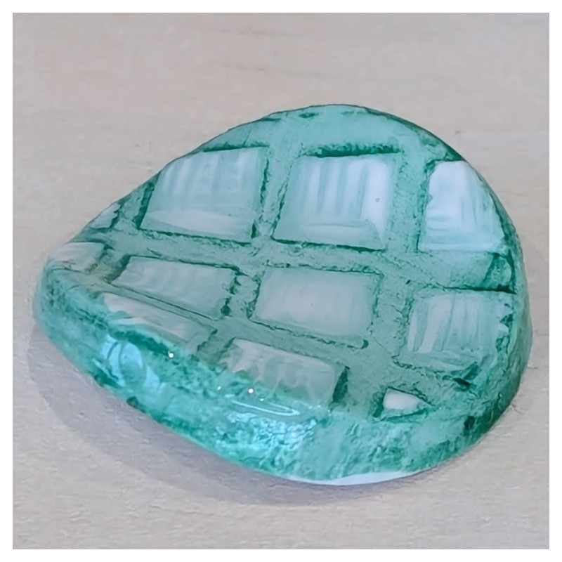 Galet anti-stress artisanal | Argile et Résine | Objet sensoriel fait