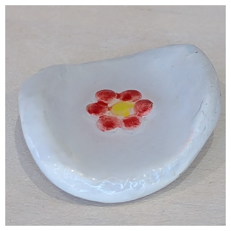 Galet anti-stress artisanal | Argile et Résine | Objet sensoriel fait