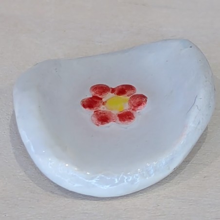 Galet anti-stress artisanal | Argile et Résine | Objet sensoriel fait