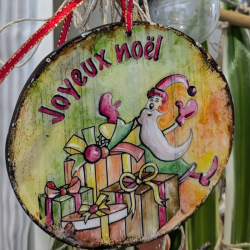 Dessous de verre en résine et argile | Déco murale  | Lot de 6