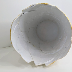 Vase Artisanal "Empreintes Nature" – Terre Sèche Vernie. dubofresco