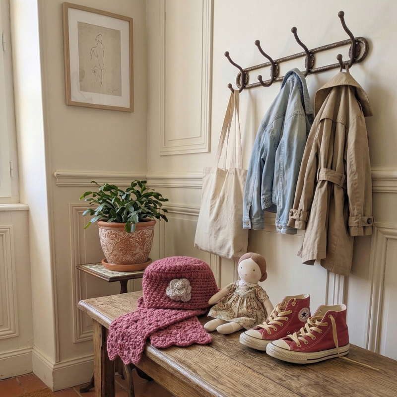 Ensemble Bonnet et Écharpe Crochet Enfant - Fait Main. dubofresco