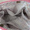 Sac à Main Crochet Rose Antique Fait Main - Doublé Coton & Poches