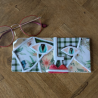 Porte-Lunettes Artisanal Cubiste en Argile | Repose-Lunettes Design